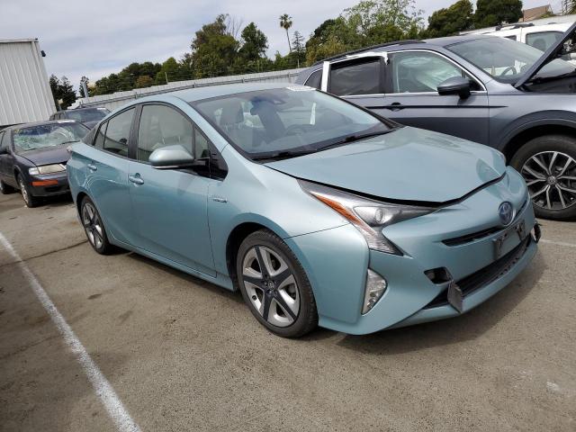 JTDKARFU8G3008652 - 2016 TOYOTA PRIUS BLUE photo 4