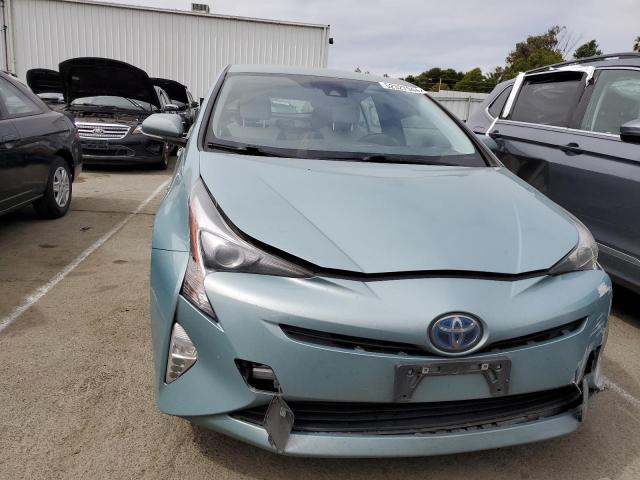 JTDKARFU8G3008652 - 2016 TOYOTA PRIUS BLUE photo 5