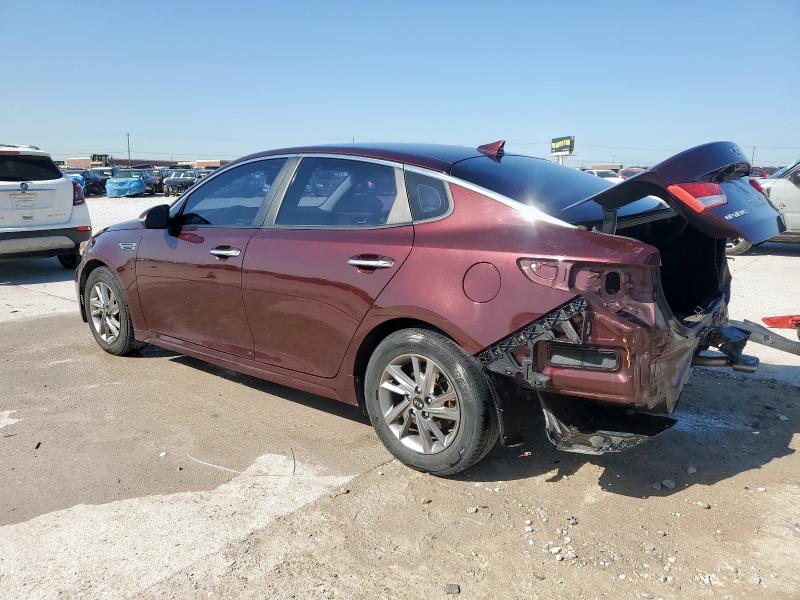 5XXGT4L3XKG344780 - 2019 KIA OPTIMA LX Бордовый фото 2
