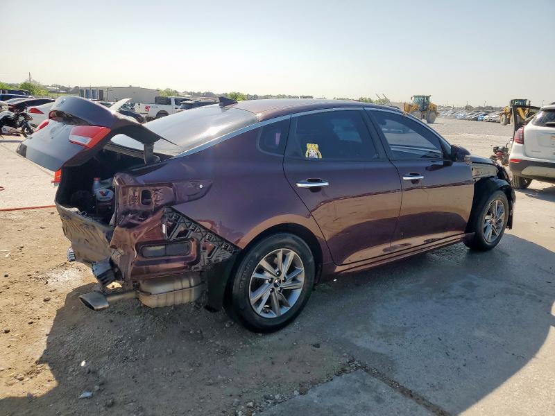5XXGT4L3XKG344780 - 2019 KIA OPTIMA LX Бордовый фото 3
