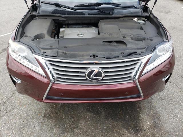 JTJZK1BA4D2415150 - 2013 LEXUS RX 350 BURGUNDY photo 11