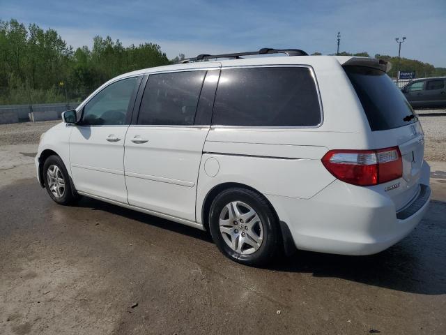 5FNRL38667B431480 - 2007 HONDA ODYSSEY EXL WHITE photo 2
