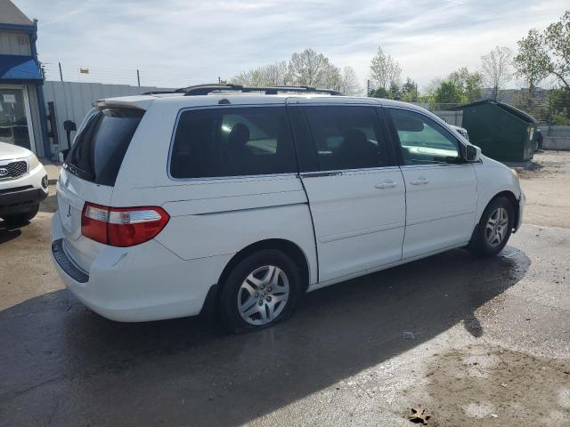5FNRL38667B431480 - 2007 HONDA ODYSSEY EXL WHITE photo 3