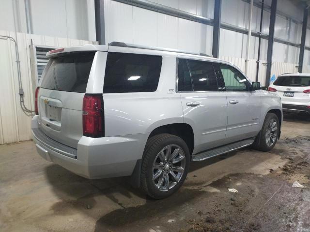 1GNSKCKC4FR288211 - 2015 CHEVROLET TAHOE K1500 LTZ SILVER photo 3