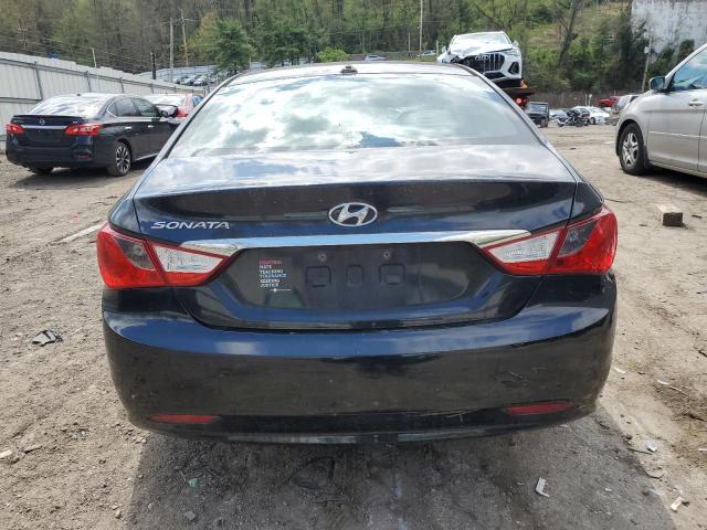 5NPEB4AC9CH351352 - 2012 HYUNDAI SONATA GLS BLACK photo 6