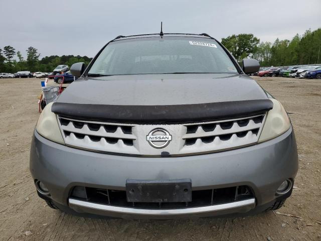 JN8AZ08W47W641926 - 2007 NISSAN MURANO SL GRAY photo 5