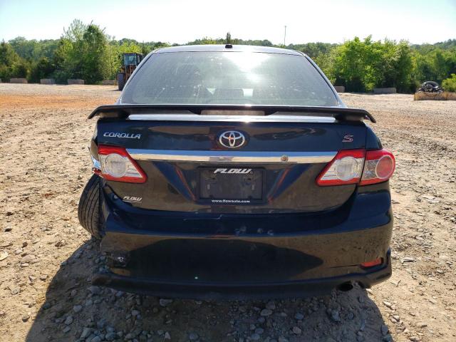 5YFBU4EE3DP093715 - 2013 TOYOTA COROLLA BASE BLACK photo 6