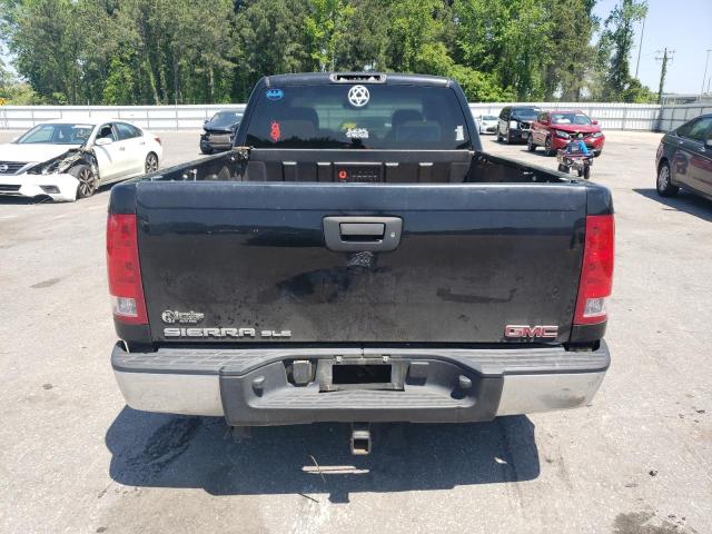 1GTEC19J87Z508141 - 2007 GMC NEW SIERRA C1500 BLACK photo 6