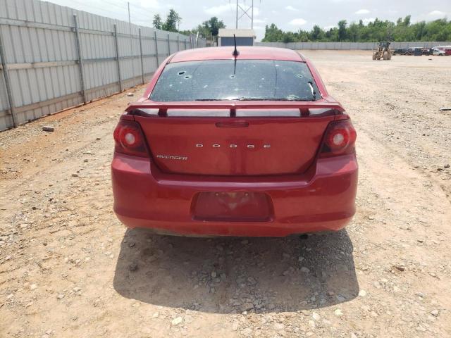 1C3CDZAB5EN181231 - 2014 DODGE AVENGER SE RED photo 6