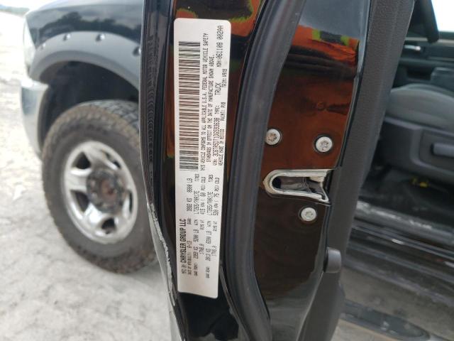 3C6TR5DT1DG593638 - 2013 RAM 2500 SLT შავი ფოტო 12