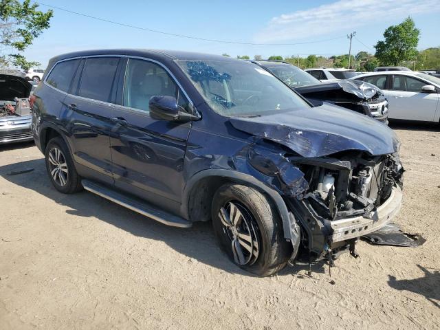 5FNYF6H46HB089842 - 2017 HONDA PILOT EX BLUE photo 4