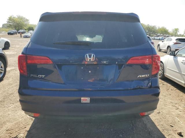 5FNYF6H46HB089842 - 2017 HONDA PILOT EX BLUE photo 6