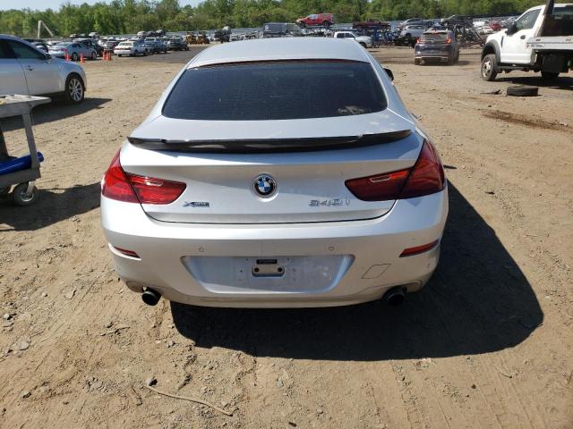 WBA6B8C58ED452611 - 2014 BMW 640 XI GRAN COUPE SILVER photo 6