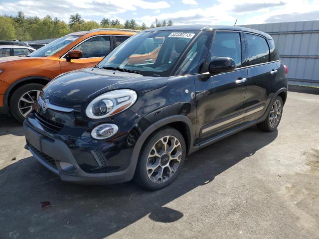 ZFBCFADH9EZ010663 - 2014 FIAT 500L TREKKING BLACK photo 1