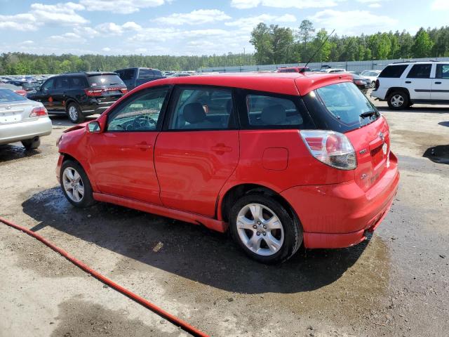 2T1KR30E87C630604 - 2007 TOYOTA COROLLA MA XR RED photo 2