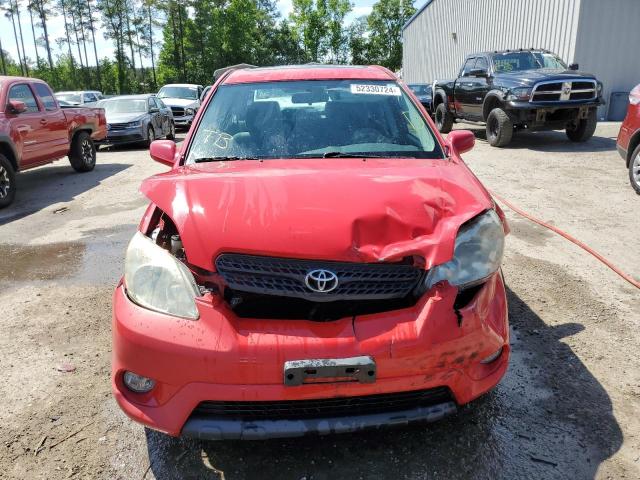 2T1KR30E87C630604 - 2007 TOYOTA COROLLA MA XR RED photo 5