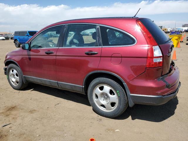 5J6RE4H33AL043546 - 2010 HONDA CR-V LX BURGUNDY photo 2