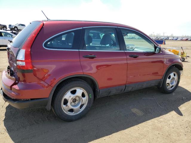 5J6RE4H33AL043546 - 2010 HONDA CR-V LX BURGUNDY photo 3