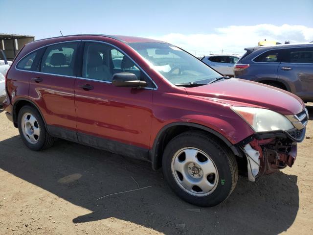 5J6RE4H33AL043546 - 2010 HONDA CR-V LX BURGUNDY photo 4