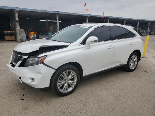 JTJZB1BA2A2400657 - 2010 LEXUS RX 450 WHITE photo 1