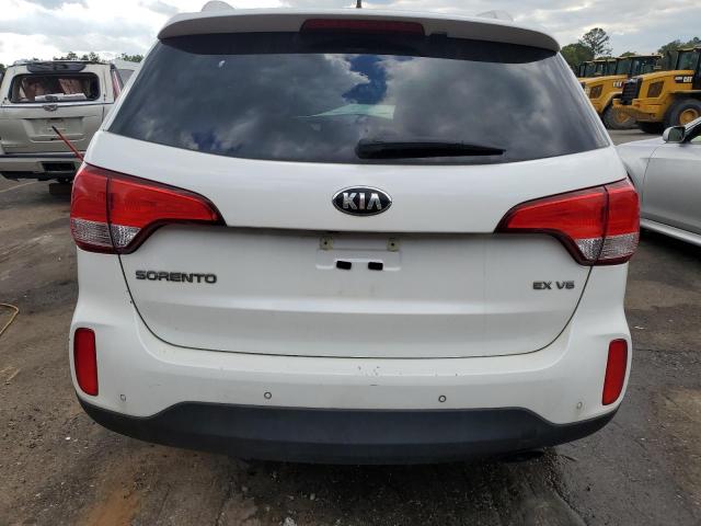 5XYKU4A73FG631859 - 2015 KIA SORENTO EX WHITE photo 6