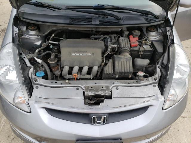 JHMGD37697S036149 - 2007 HONDA FIT S ვერცხლისფერი ფოტო 11