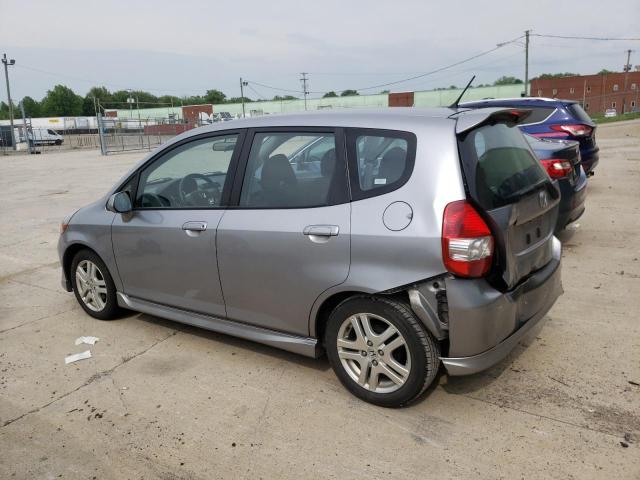 JHMGD37697S036149 - 2007 HONDA FIT S ვერცხლისფერი ფოტო 2