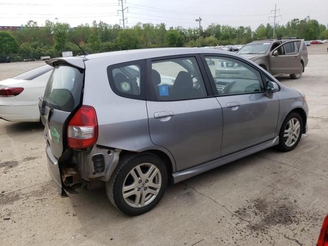 JHMGD37697S036149 - 2007 HONDA FIT S ვერცხლისფერი ფოტო 3