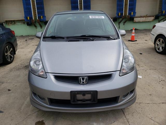 JHMGD37697S036149 - 2007 HONDA FIT S ვერცხლისფერი ფოტო 5