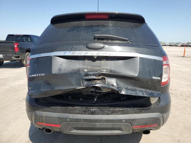 1FM5K8F86EGB11951 - 2014 FORD EXPLORER LIMITED BLACK photo 6