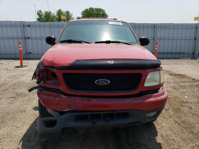 1FMPU16L81LA80850 - 2001 FORD EXPEDITION XLT RED photo 5