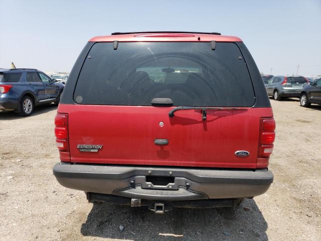 1FMPU16L81LA80850 - 2001 FORD EXPEDITION XLT RED photo 6