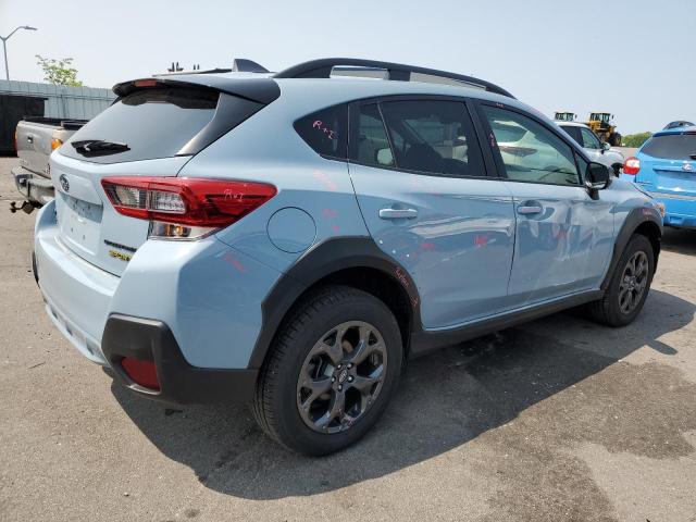 JF2GTHSC4PH247336 - 2023 SUBARU CROSSTREK SPORT BLUE photo 3