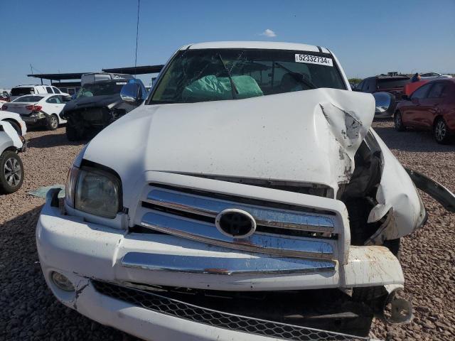 5TBRT34143S335372 - 2003 TOYOTA TUNDRA ACCESS CAB SR5 WHITE photo 5