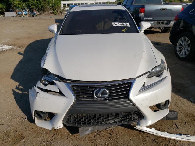 JTHCF1D23E5012925 - 2014 LEXUS IS 250 WHITE photo 5