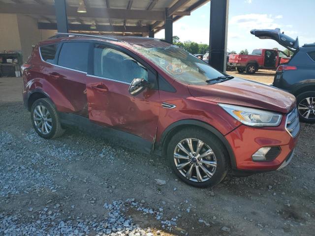 1FMCU0JDXHUA74853 - 2017 FORD ESCAPE TITANIUM RED photo 4