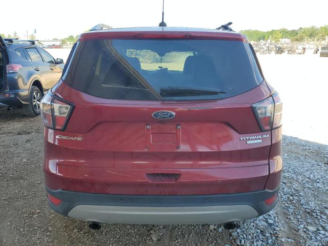 1FMCU0JDXHUA74853 - 2017 FORD ESCAPE TITANIUM RED photo 6