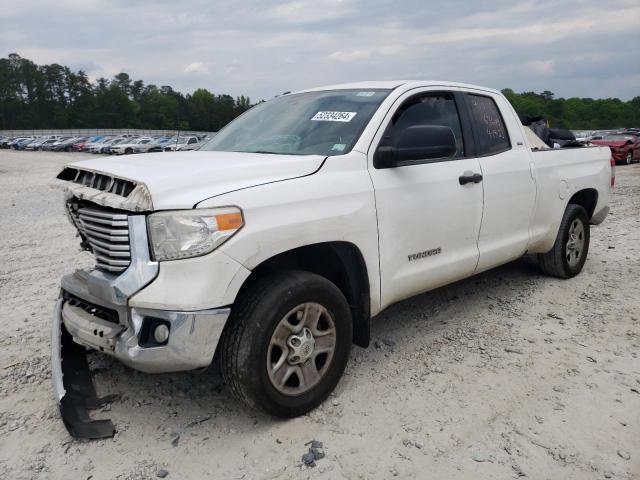 5TFRM5F18FX094816 - 2015 TOYOTA TUNDRA DOUBLE CAB SR/SR5 WHITE photo 1
