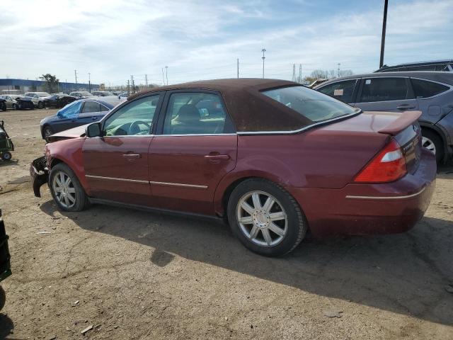 1FAFP25145G148658 - 2005 FORD FIVE HUNDR LIMITED MAROON photo 2