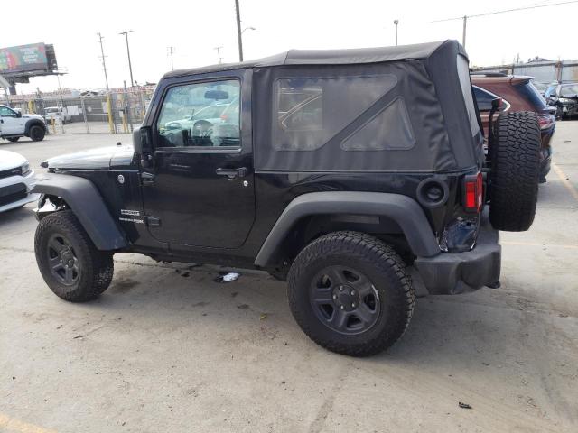 1C4AJWAG3JL911343 - 2018 JEEP WRANGLER SPORT BLACK photo 2