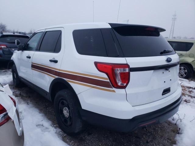 1FM5K8AR2HGE02175 - 2017 FORD EXPLORER POLICE INTERCEPTOR WHITE photo 2