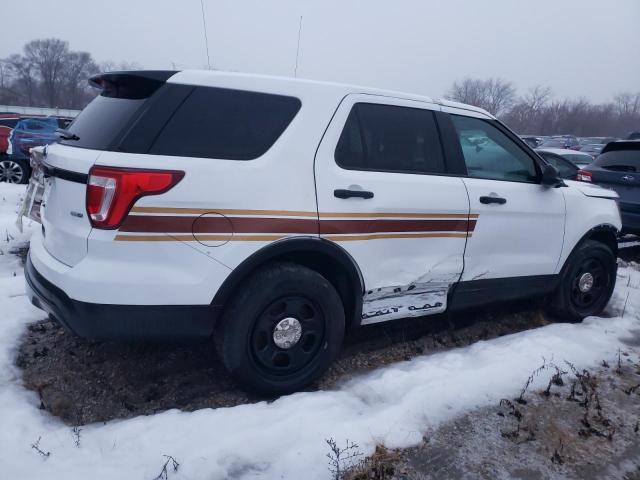 1FM5K8AR2HGE02175 - 2017 FORD EXPLORER POLICE INTERCEPTOR أبيض صورة 3