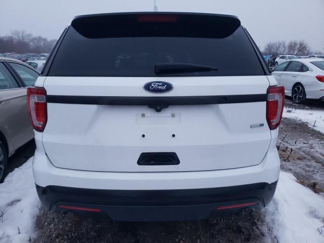 1FM5K8AR2HGE02175 - 2017 FORD EXPLORER POLICE INTERCEPTOR أبيض صورة 6