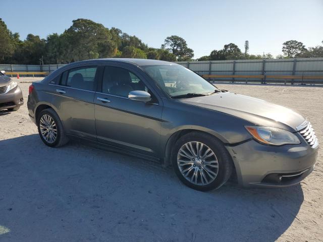 1C3CCBCG7CN330545 - 2012 CHRYSLER 200 LIMITED GRAY photo 4