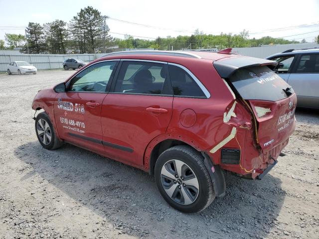 KNDCB3LC2M5469565 - 2021 KIA NIRO LX RED photo 2