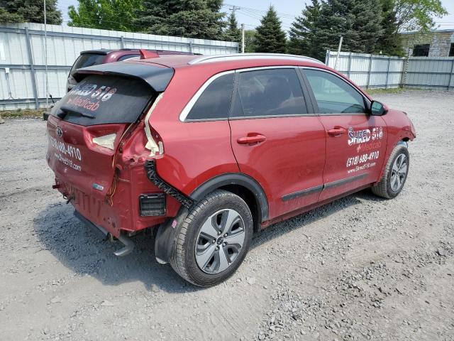 KNDCB3LC2M5469565 - 2021 KIA NIRO LX RED photo 3