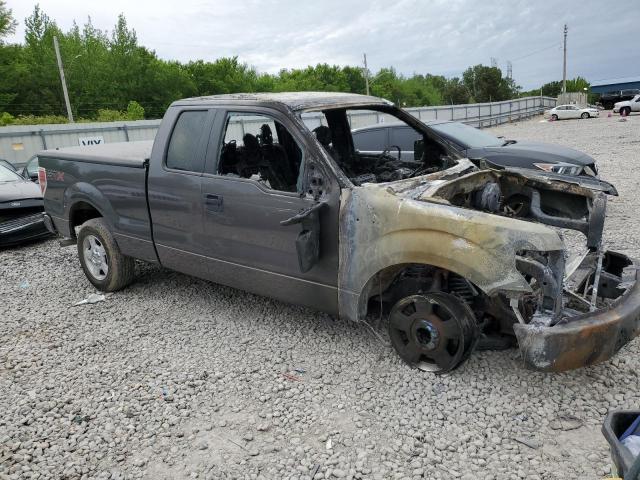 1FTEX1CM9EFD09895 - 2014 FORD F150 SUPER CAB GRAY photo 4