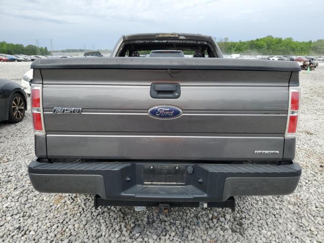 1FTEX1CM9EFD09895 - 2014 FORD F150 SUPER CAB GRAY photo 6