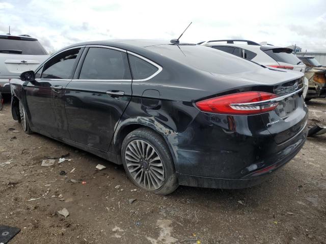 3FA6P0HD7JR202645 - 2018 FORD FUSION SE BLACK photo 2