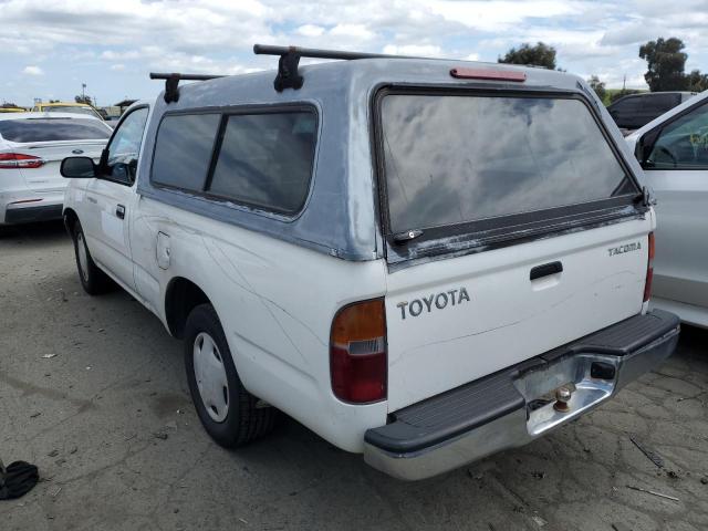 4TANL42N0YZ627863 - 2000 TOYOTA TACOMA WHITE photo 2